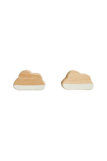 PACK BOUTONS MEUBLE ENFANT NUAGE (PACK DE 2) - Blanc cassé de Zara
