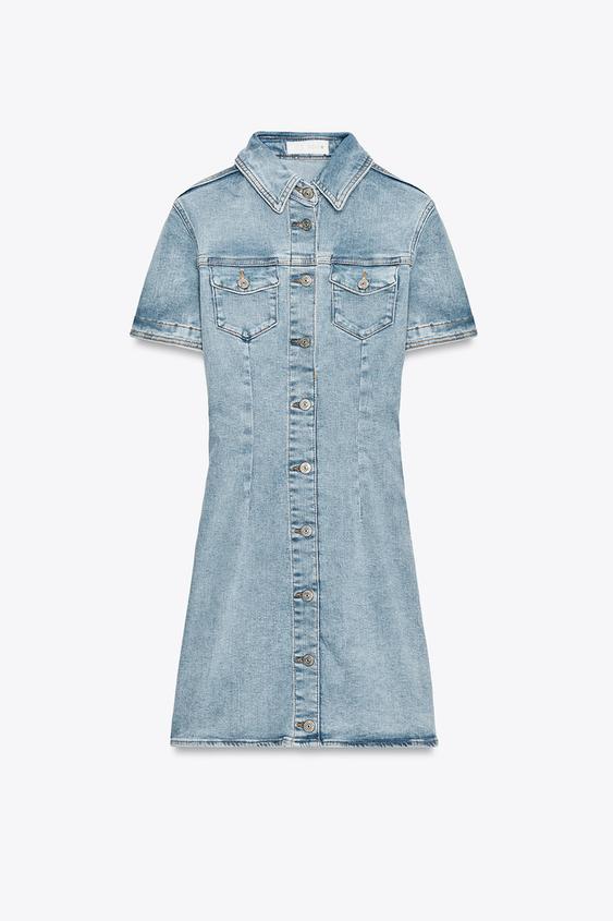 Z1975 DENIM MINI DRESS