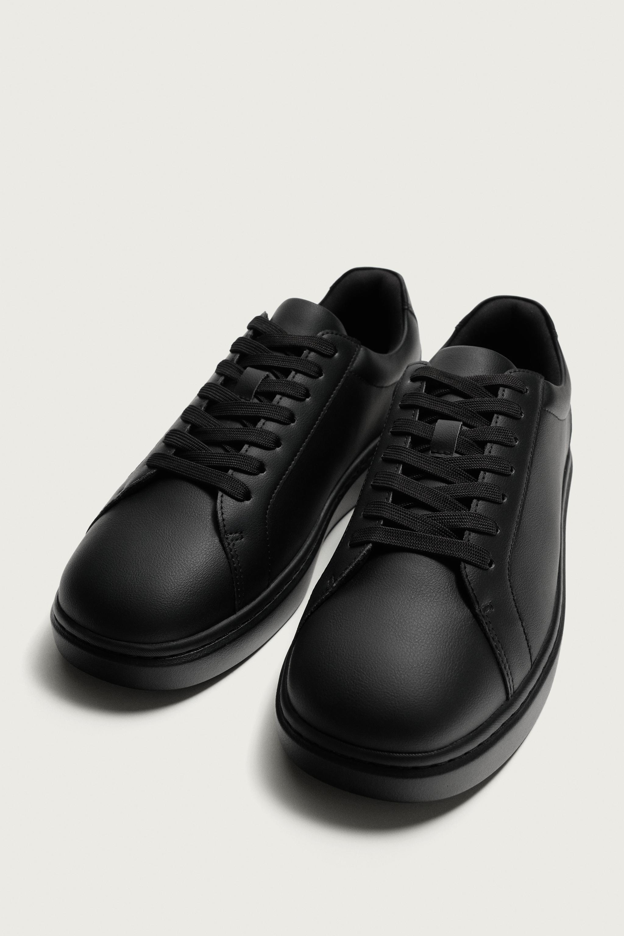 Мужские кроссовки Zara MONOCHROME CHUNKY SNEAKERS — фото 5