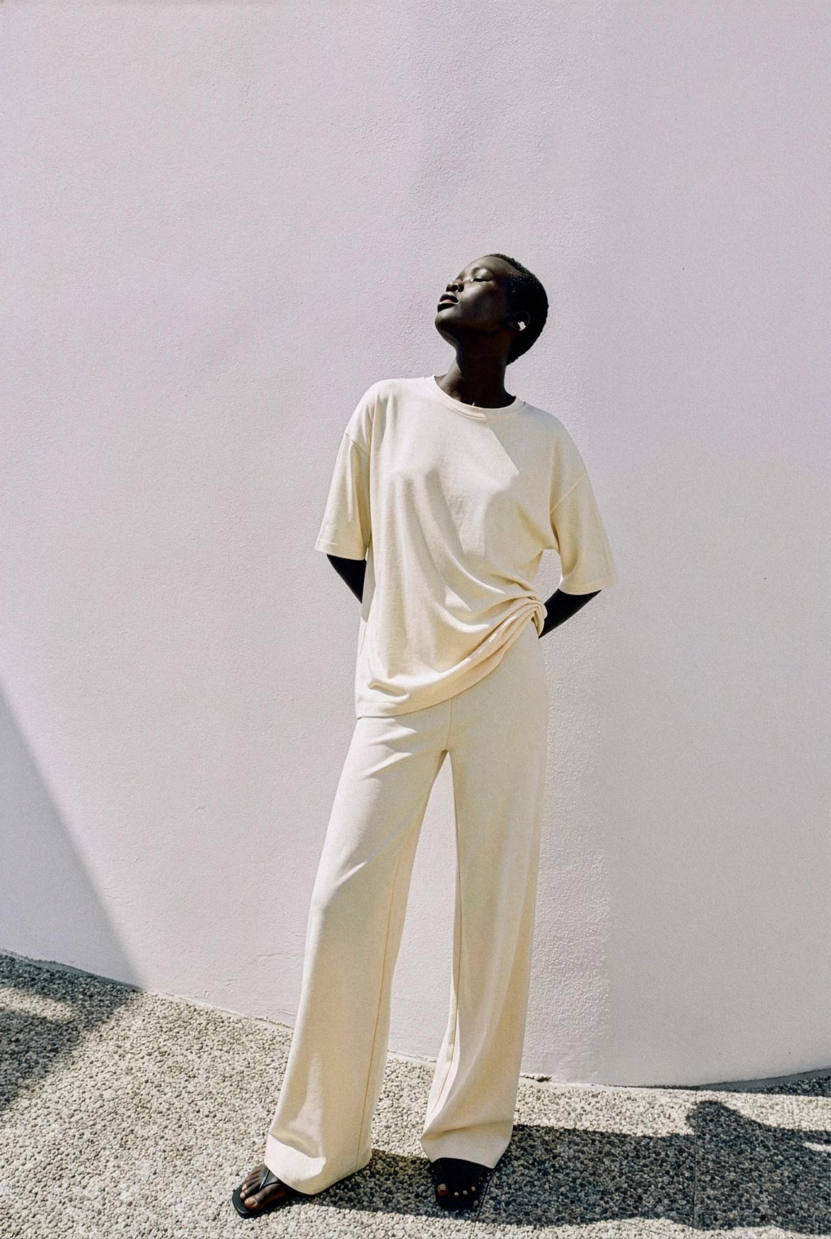 Zara Dökümlü Palazzo Pantolon