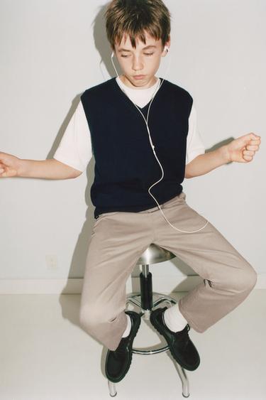 BASIC CHINO TROUSERS - Beige by Zara