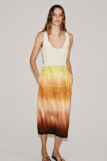 Zara PRNT SKRT 16 - Printed