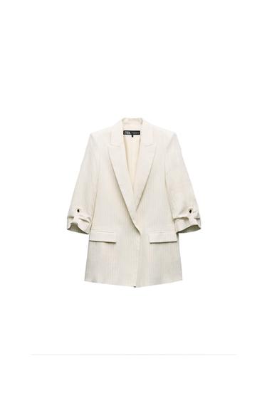 BLAZER WITH ROLLED-UP SLEEVES