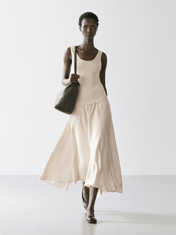 Contrast strappy dress from Zara - $200