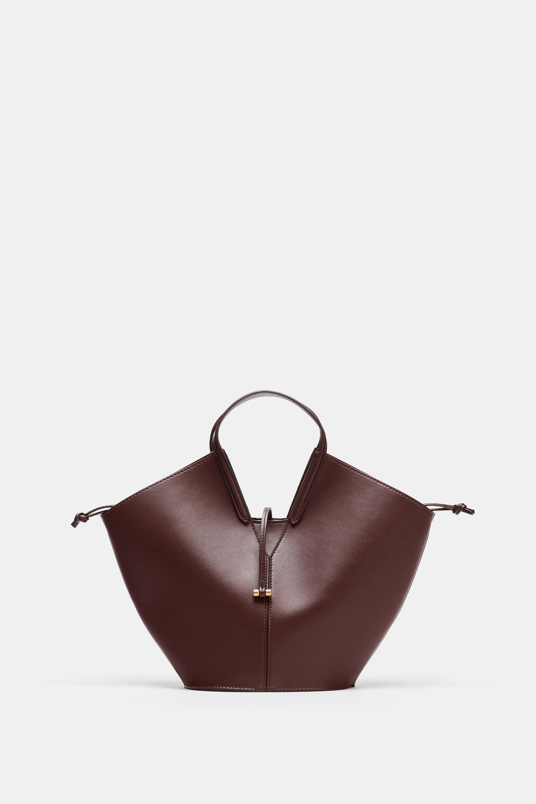 TOTE BASKET BAG - Burgundy Red | ZARA South Africa