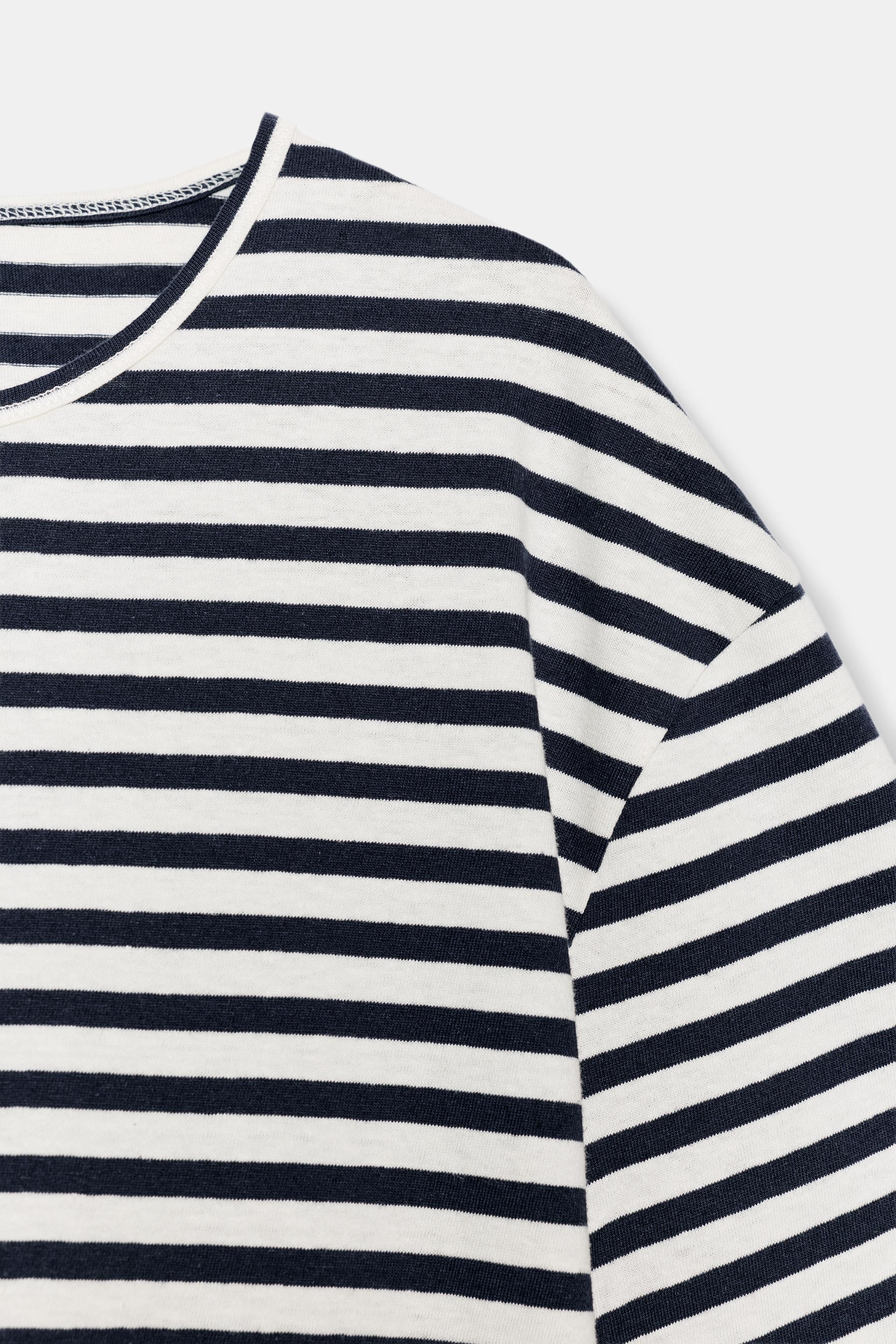 STRIPED SHORT SLEEVE T-SHIRT