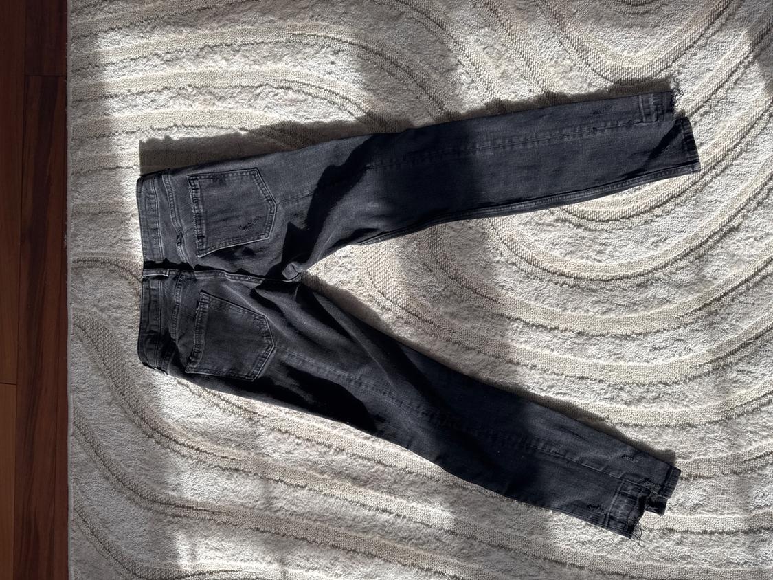 BLACK SLIM FIT JEANS - Image 3