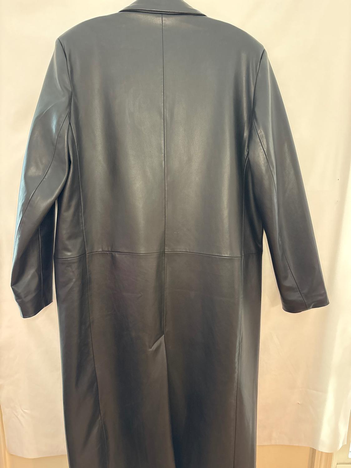 FAUX LEATHER COAT - Image 3