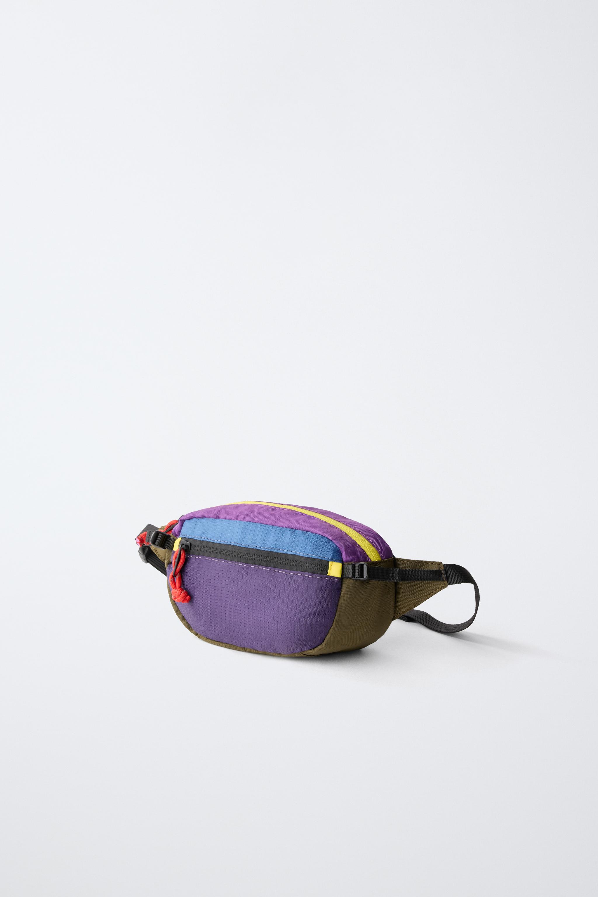 Multicolor Technical Belt Bag
