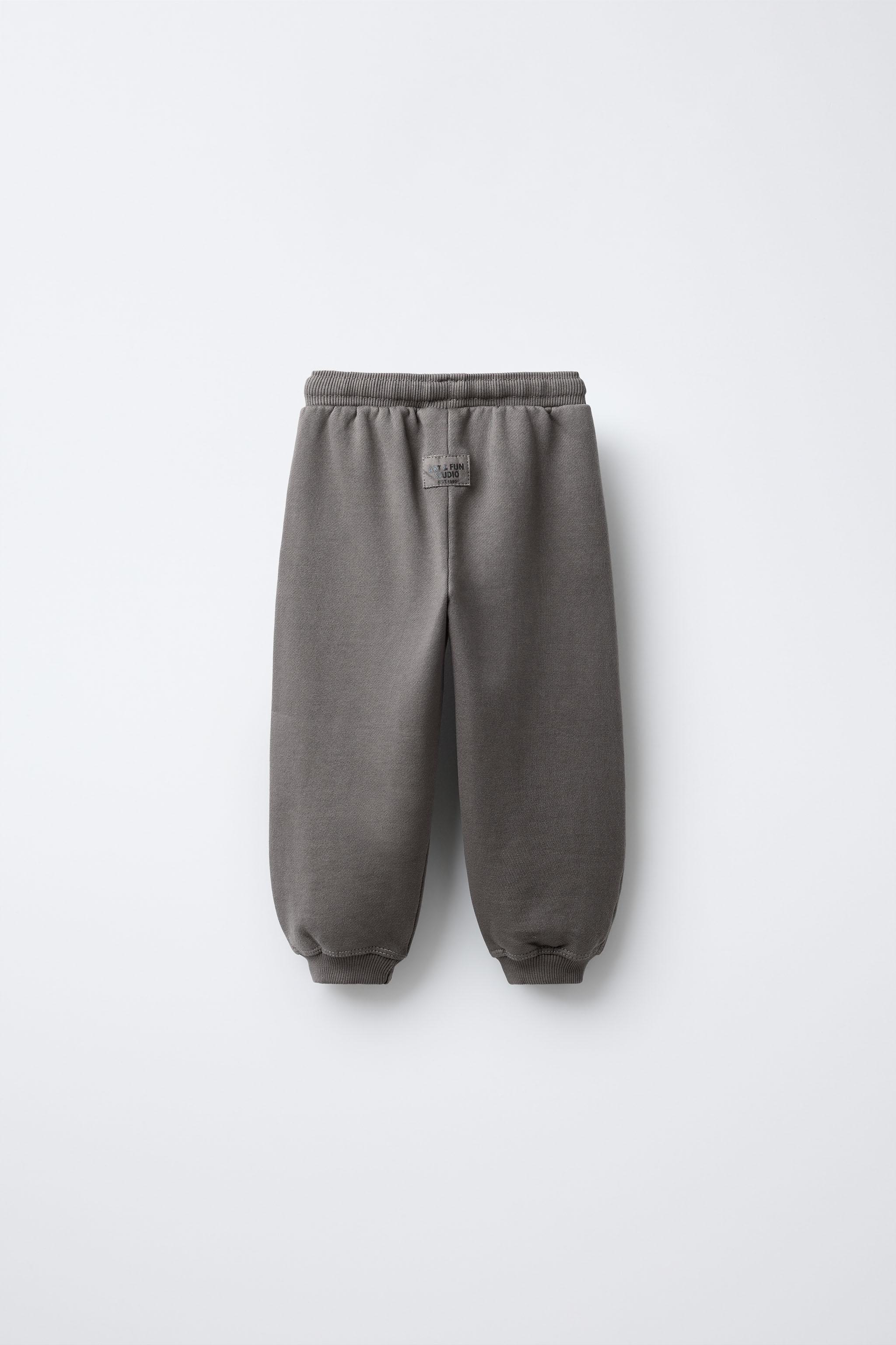 GARMENT DYED SEAM DETAIL JOGGING PANTS