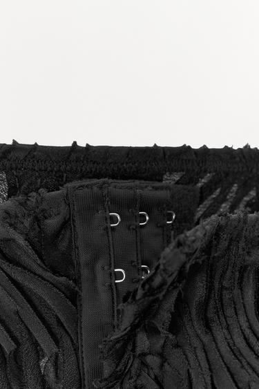TOP CORSÉ ESTRUCTURA LIMITED EDITION - Negro de Zara