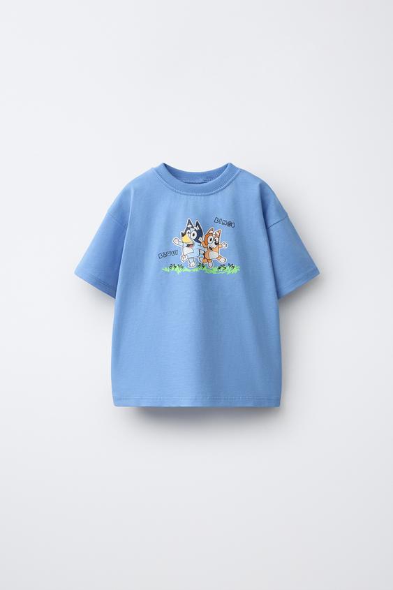 ФУТБОЛКА BLUEY © LUDO STUDIO — НЕБЕСНО-ГОЛУБОЙ от Zara — изображение 0