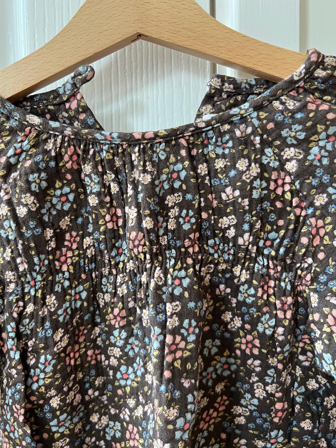 TEXTURED FLORAL DRESS - Image 2
