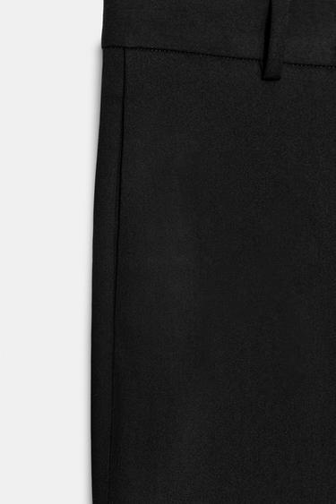 PANTALON SLIM AVEC LAINE ZW COLLECTION LIMITED EDITION - Noir de Zara - Image 4