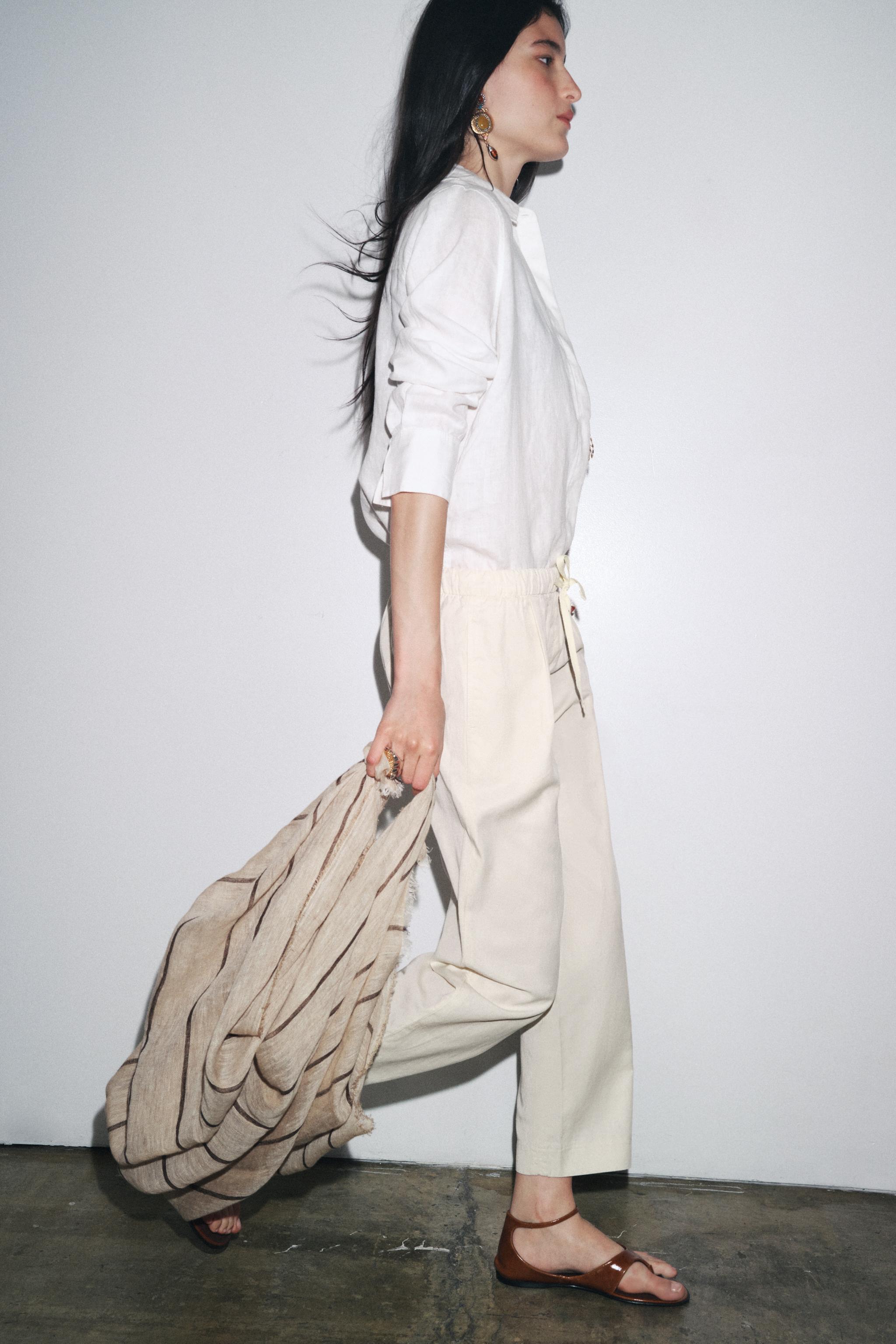 ZW COLLECTION WIDE LEG JOGGER PANTS