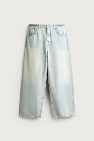 JEAN BAGGY FIT - Bleu clair de Zara