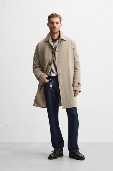 TRENCH REMOVÍVEL ACOLCHOADO - castanho da Zara