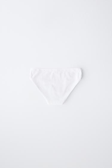 AGES 6-14 / THREE-PACK OF PLAIN BRIEFS - White by Zara - Image 3