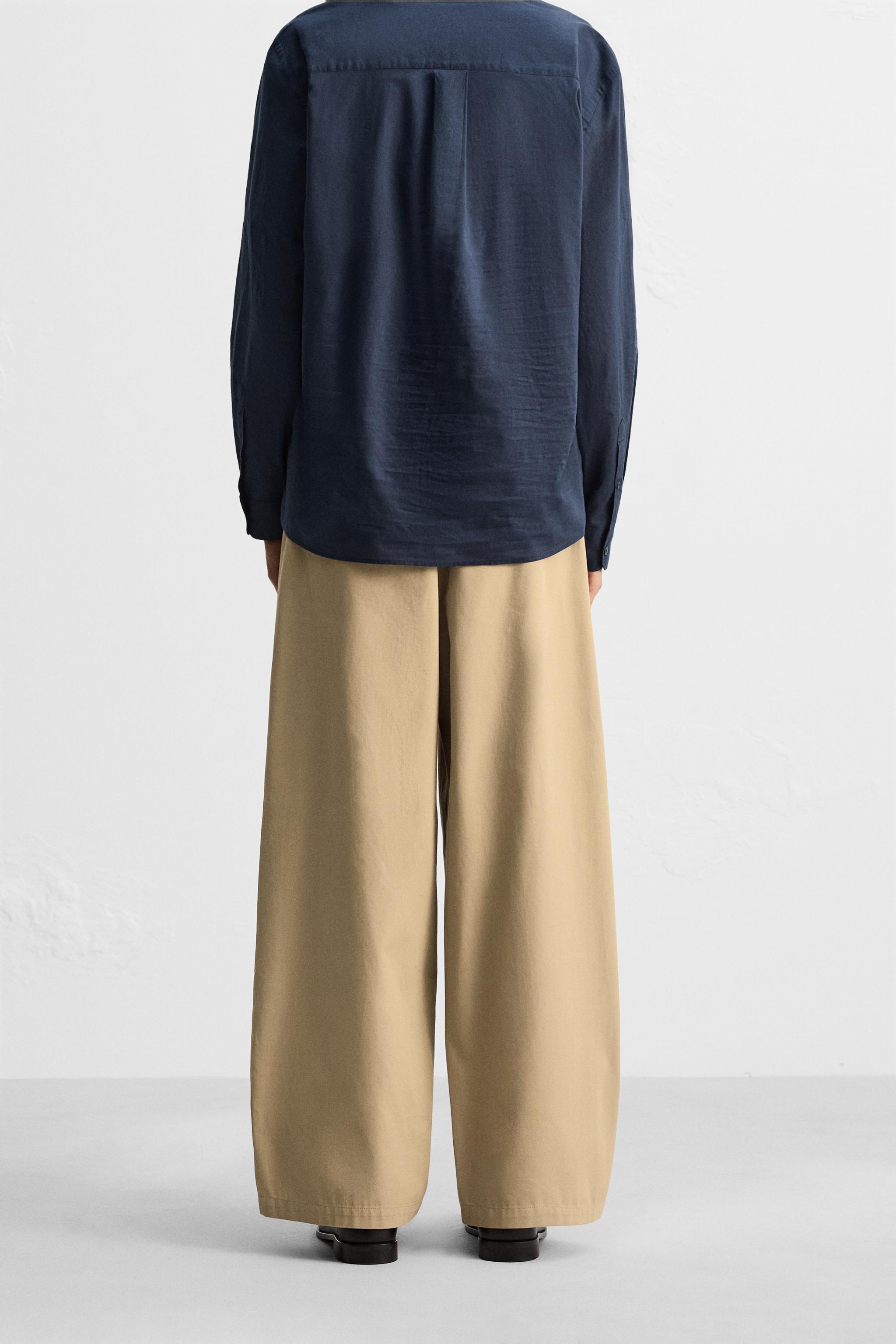 ワイドフィット チノパンツ - カーキ | ZARA Japan / 日本