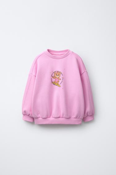 SUDADERA ESTAMPADO - Rosa de Zara