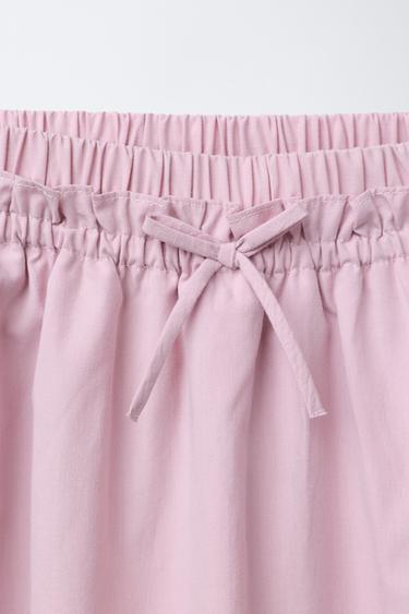 RUFFLED BERMUDA SKORT WITH FAUX PEARLS - Pink by Zara - Image 2