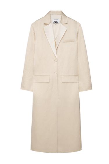 FLOWY LINEN BLEND TRENCH COAT LIMITED EDITION