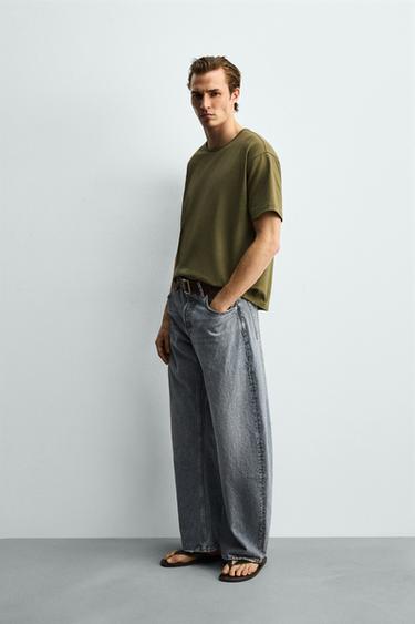 JEAN BARREL FIT - Bleu délavé de Zara - Image 3