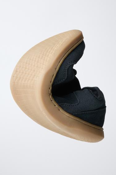 TENNIS DAIM BAREFOOT - Bleu marine de Zara - Image 2