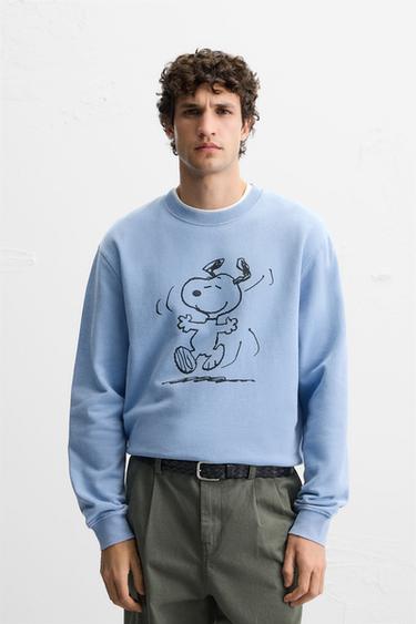 PULOVER SPRANEGA VIDEZA SNOOPY™ - Sprana modra od Zare
