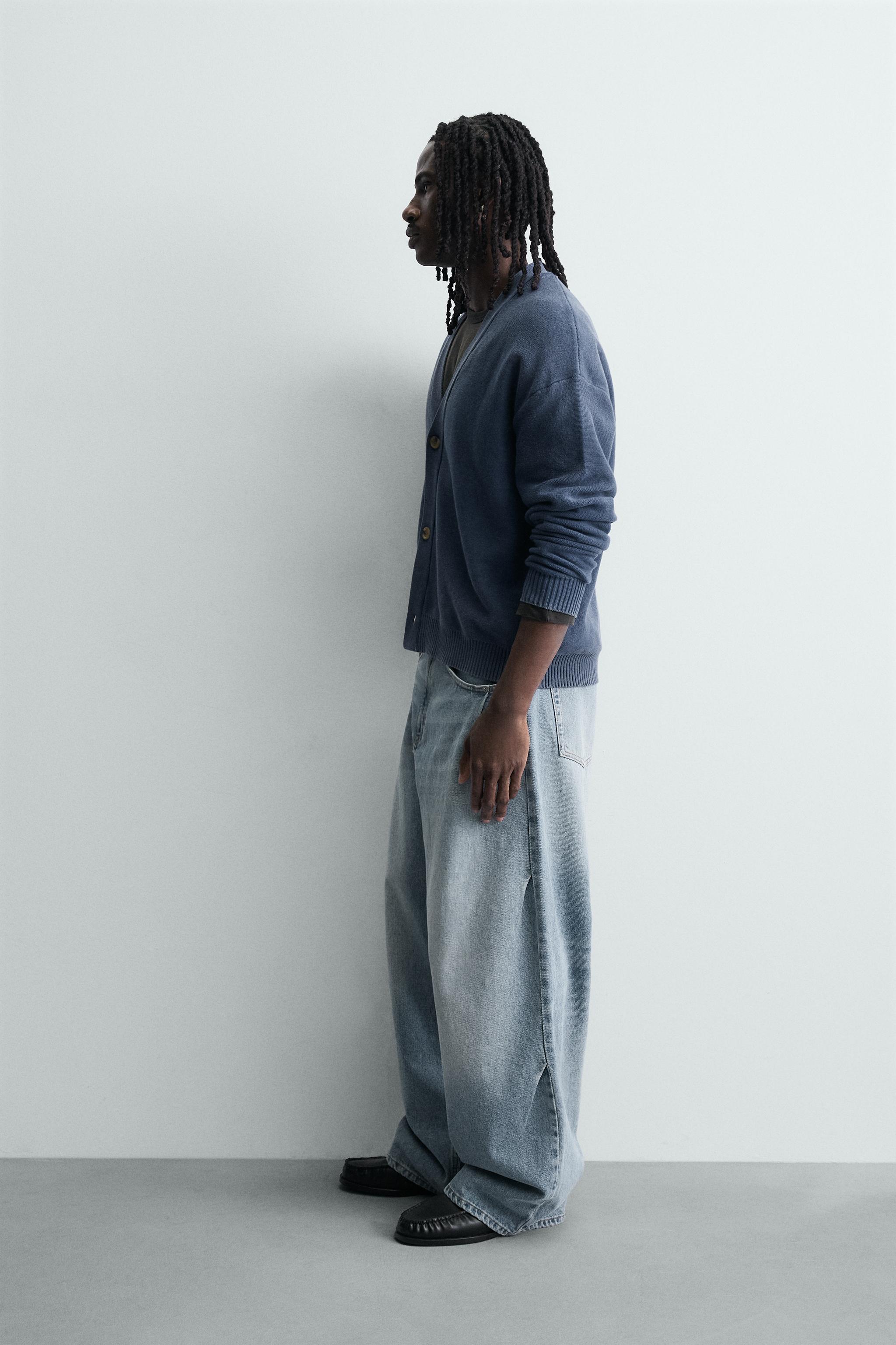 WASHED RELAXED FIT CARDIGAN