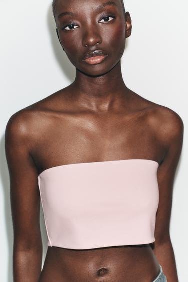 TOP BANDEAU - Rose pastel de Zara - Image 1