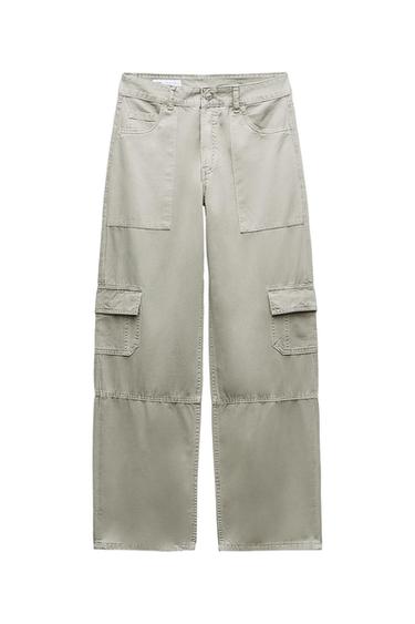 MID-WAIST CARGO TROUSERS