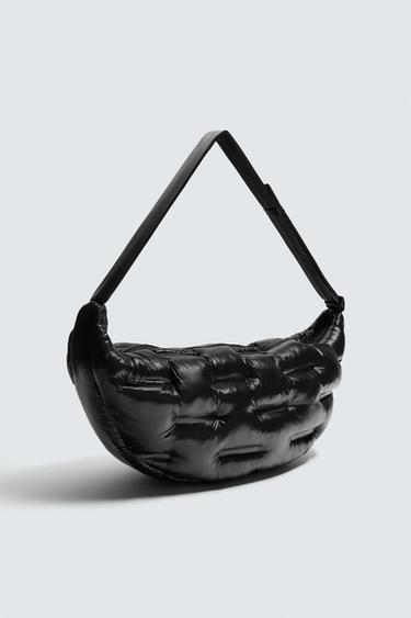 QUILTED SHOULDER BAG - Black by Zara - Image 4