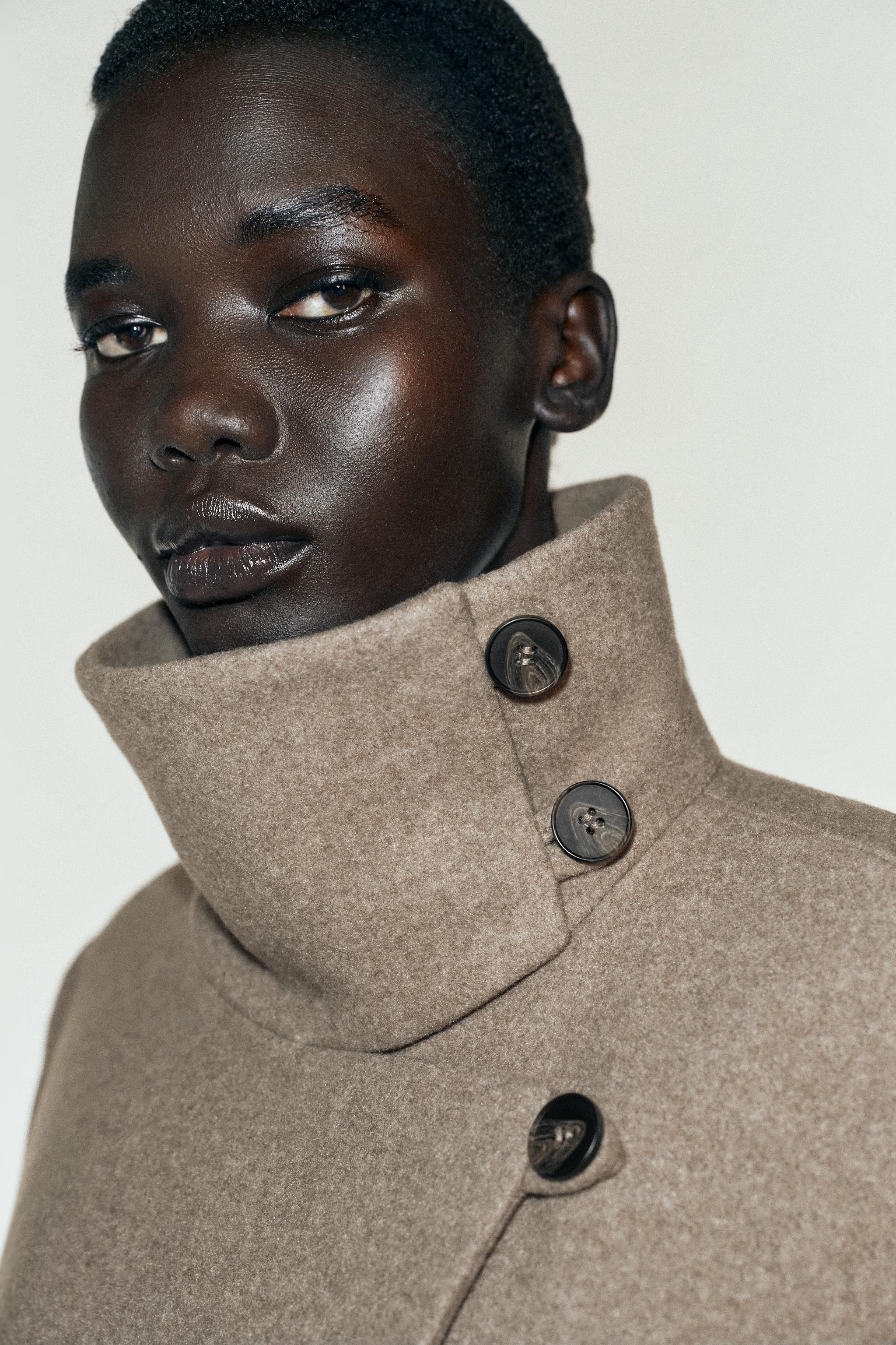 ソフトダブルジャケット - ゴールデンブラウン | ZARA Japan / 日本