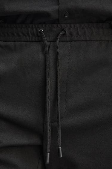 REGULAR FIT COMFORT BERMUDA SHORTS - Black by Zara - Image 6