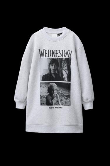 WEDNESDAY © – SWEATSHIRT-KLEID - Grau meliert von Zara - Bild 0