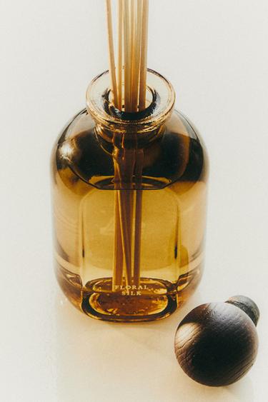 (185 ML) FLORAL SILK REED DIFFUSERS - Ecru/Yellow by Zara - Image 4