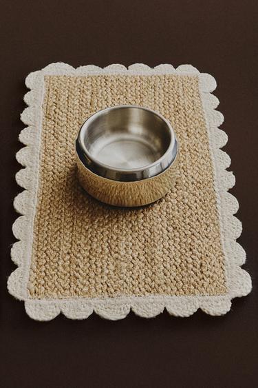 SCALLOPED JUTE PET RUG – Világosbézs a ZARA-tól