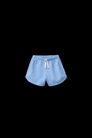 UNIFARBENE BERMUDASHORTS - Blau von Zara