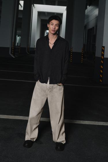 Zara 厚底運動鞋 - 黑色