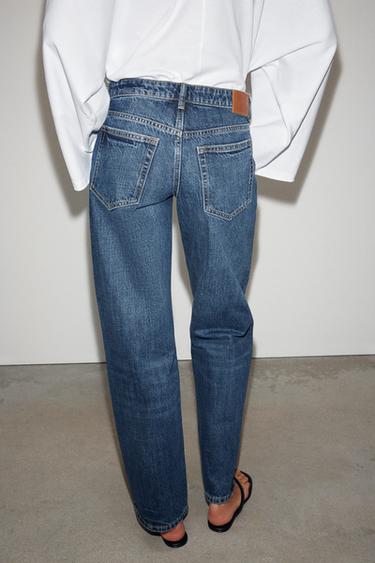 Zara Z1975 LOW RISE REGULAR JEANS - Blue