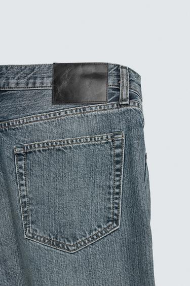 JEAN DROIT BOOTCUT À OUVERTURES - Bleu encre de Zara - Image 10