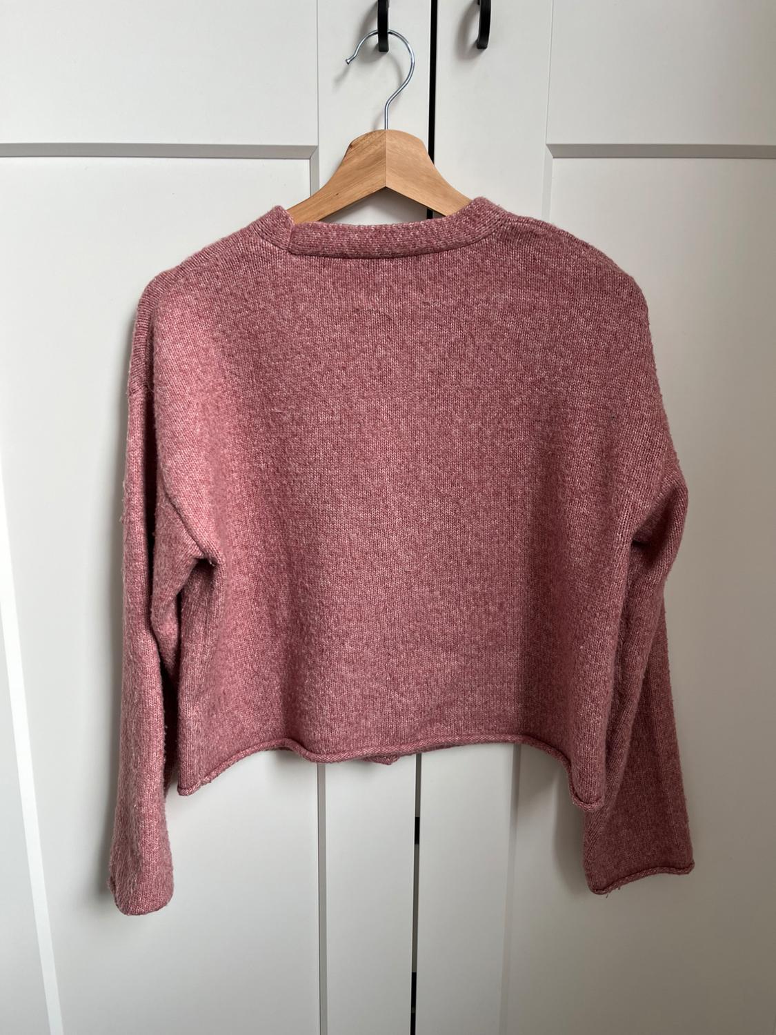 PLAIN KNIT CARDIGAN - Image 5