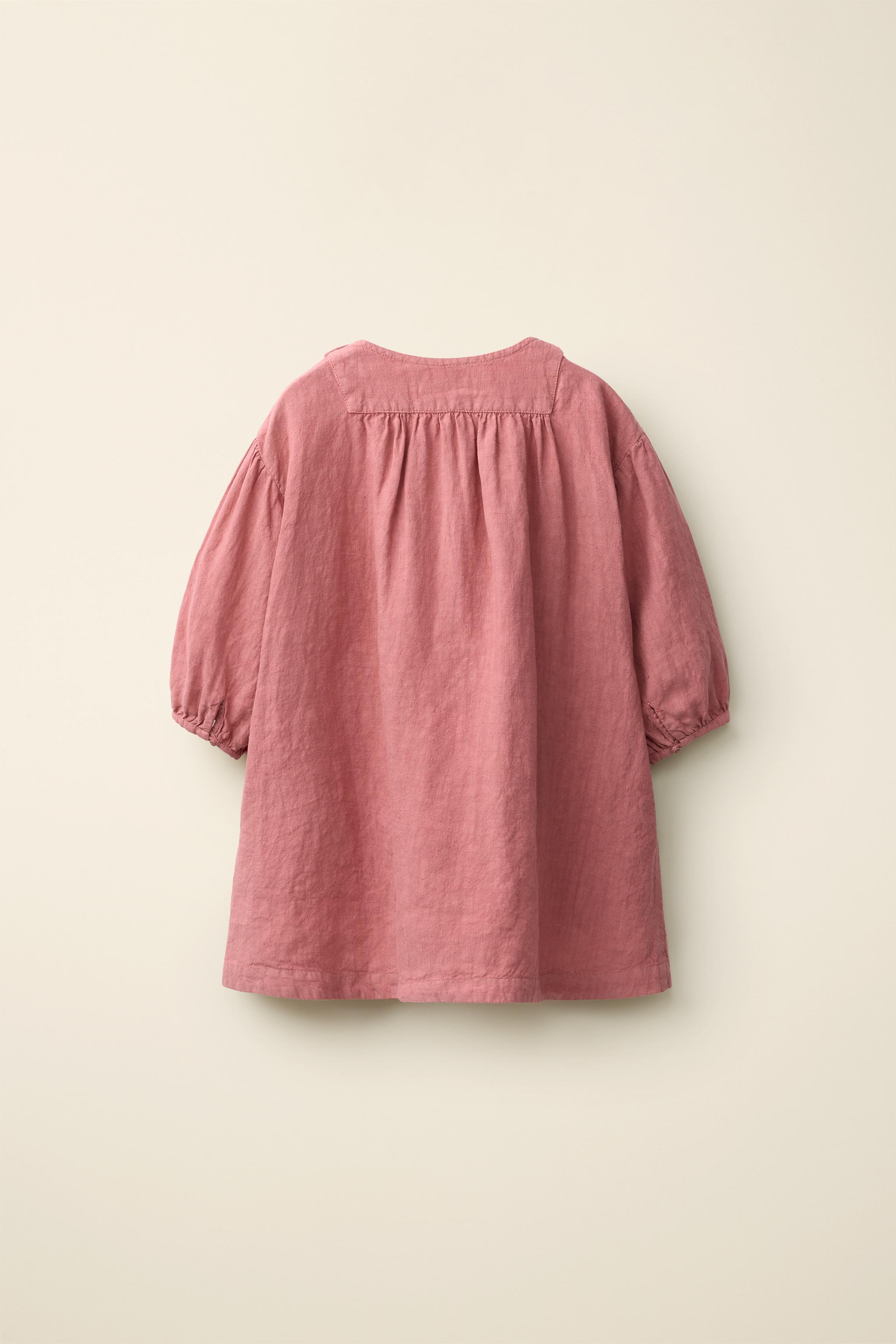 100% LINEN DRESS CREATED BY CARAMEL LONDON X ZARA