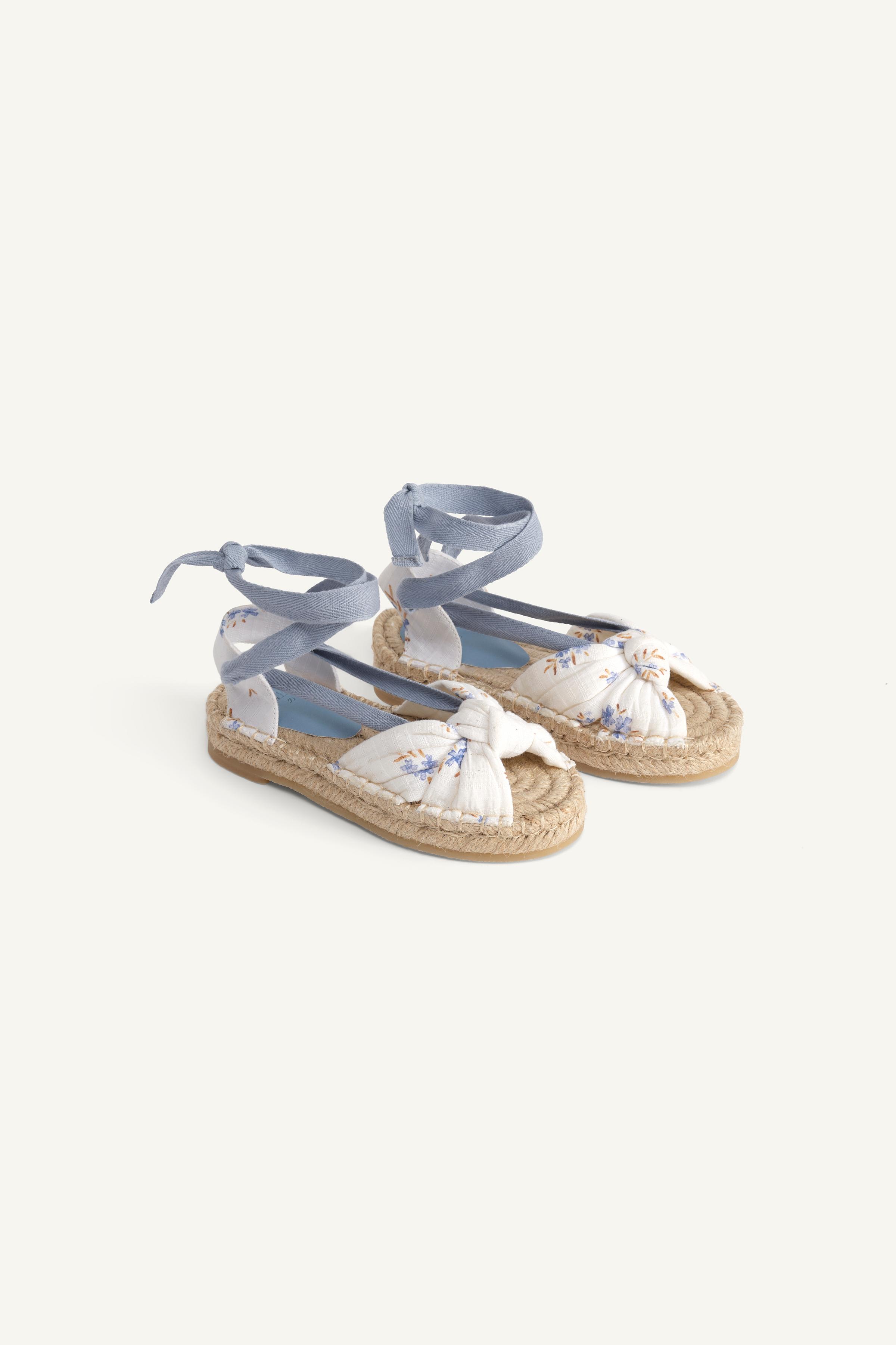 LACE-UP SANDALS - Off White | ZARA United States LACE-UP SANDALS - Off White | ZARA United States