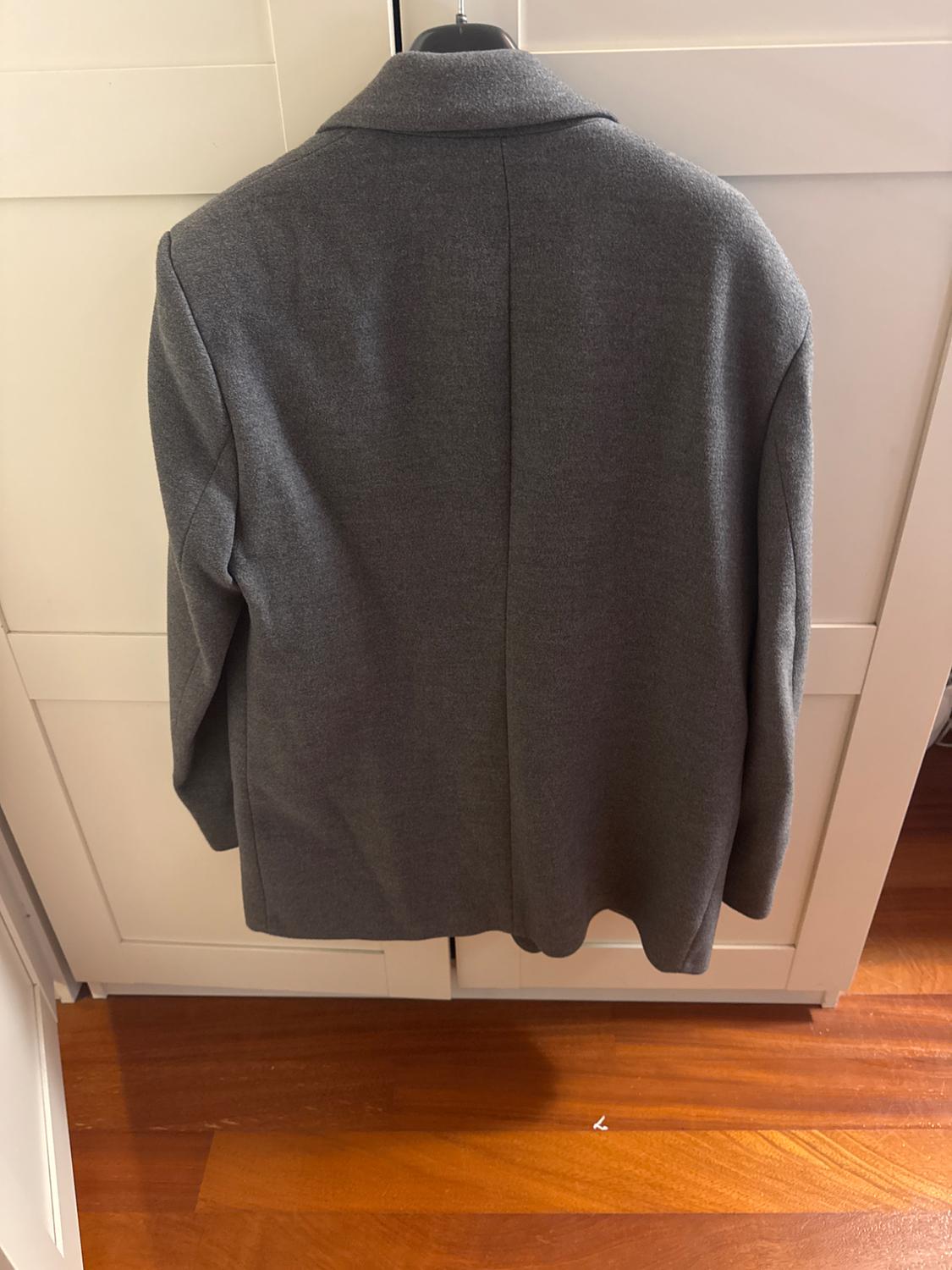 STRAIGHT BLAZER WITH PADDED SHOULDERS - Image 3