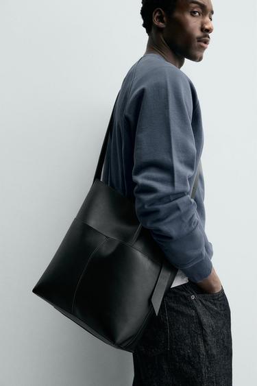 SAC SHOPPER SURPIQÛRES - Noir de Zara - Image 0