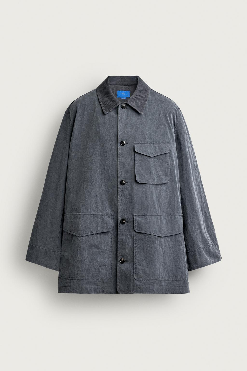 AARON LEVINE X ZARA WASHED TECHNICAL OVERSHIRT