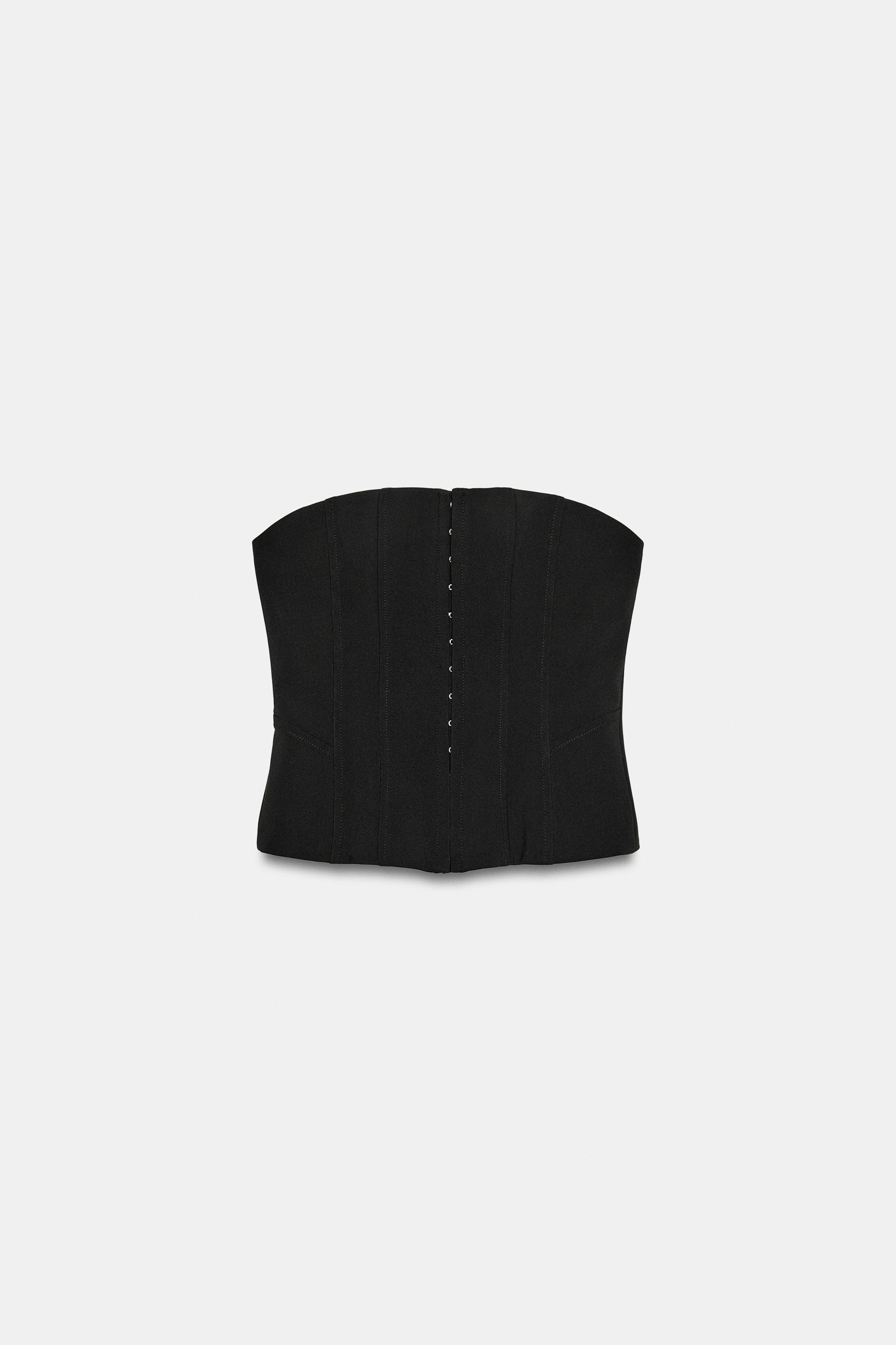STRAPLESS CORSET TOP
