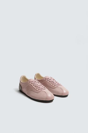 LEATHER TRAINERS HARRY LAMBERT FOR ZARA x DISNEY - Pink by Zara